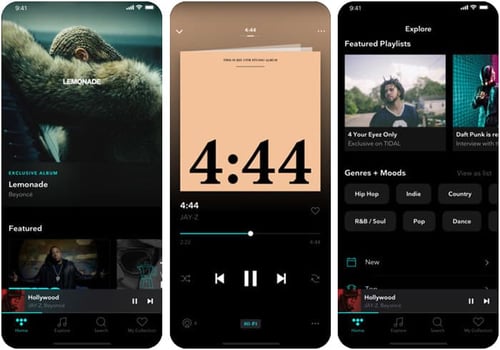 Tidal Music Streaming Service App Development London