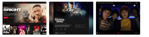 Netflix Entertainment Mobile App Store Screenshot Example